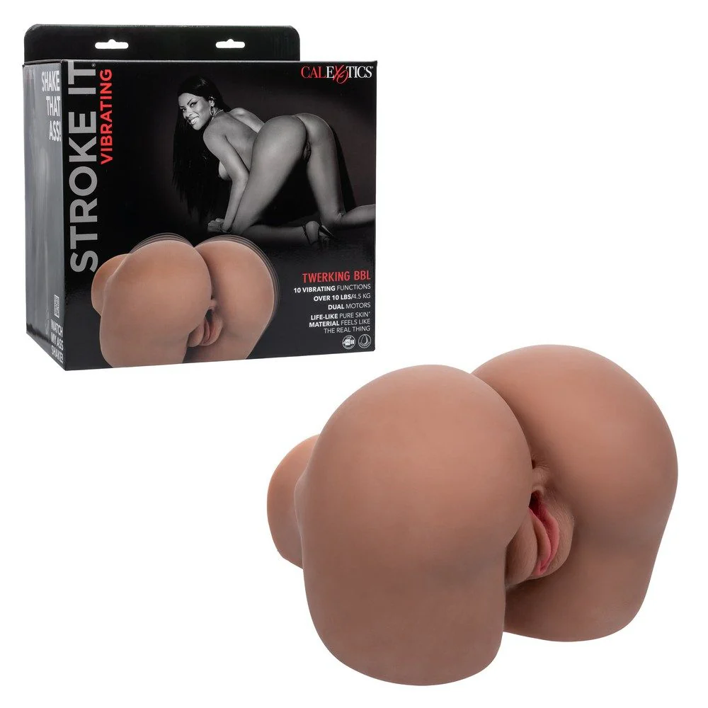 Stroke It™ Vibrating Twerking BBL Life Size Masturbator by Cal Exotics - Image 4