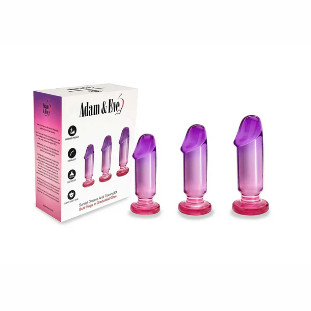 Sunset Dreams Anal Plug Training Kit by Adam & Eve