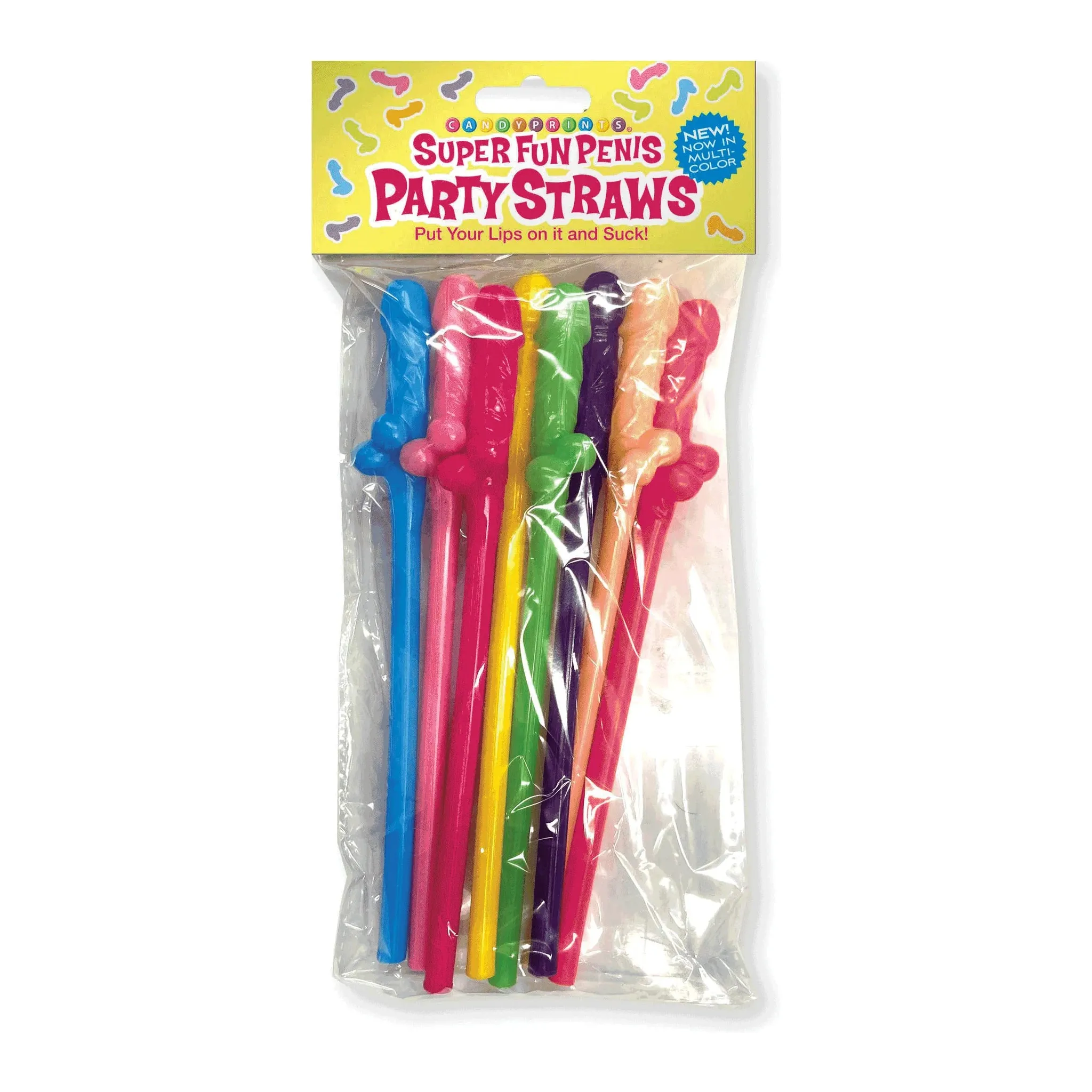 Super Fun Penis Straws 8pk by Little Genie - Image 2