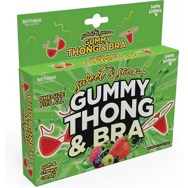 Sweet & Sour Gunny Thong & Bra by Hott Products