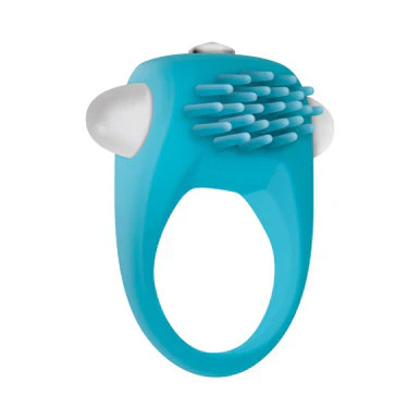 Teal Tickler Vibrating Cock Ring by Zero Tolerance - Image 2
