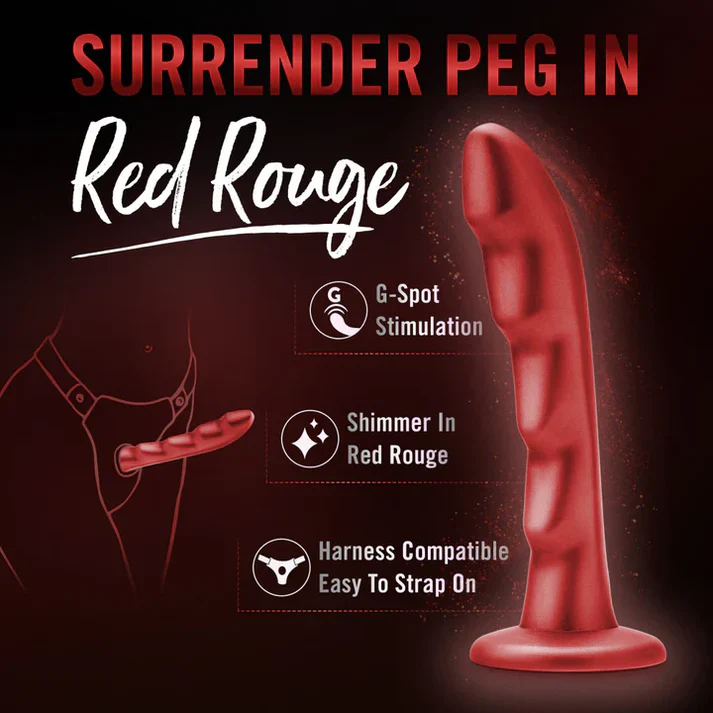 Temptasia Jelousy 7" Pegging Dildo by Blush - Image 3