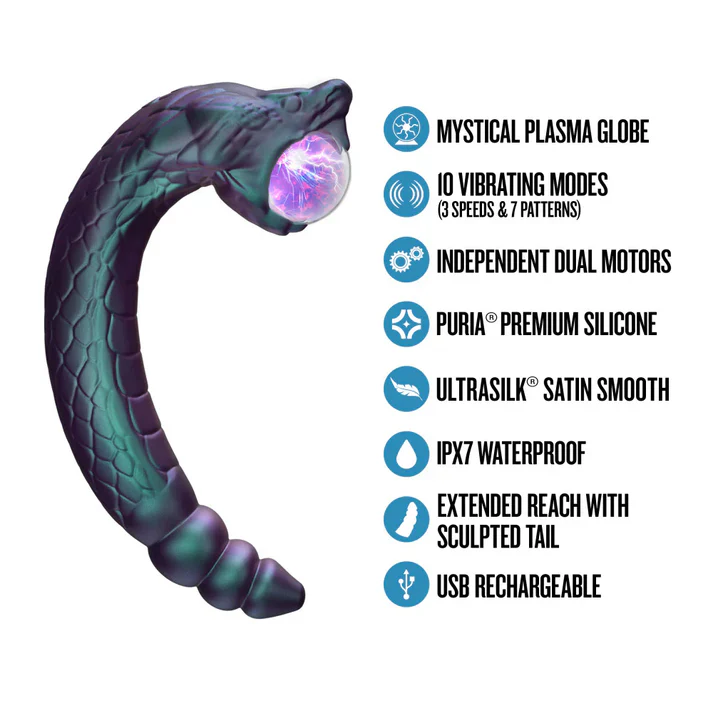 Temptasia Rattle Snake Vibrator by Blush - Image 2