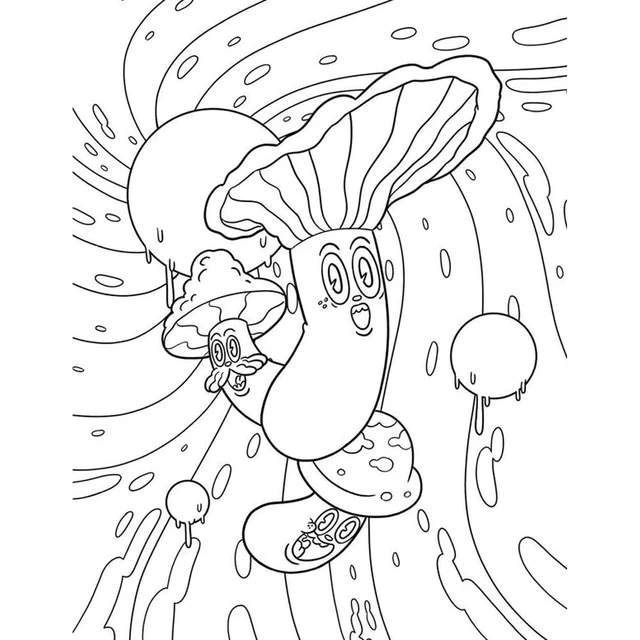 Thats Trippy Coloring Book by Wood Rocket - Image 3