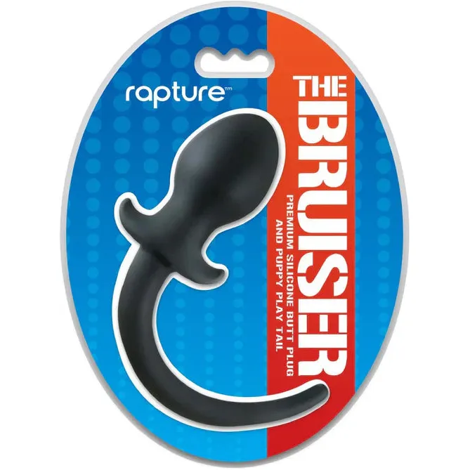 The Bruiser 7" Anal Silicone Puppy Tail Plug by Rapture