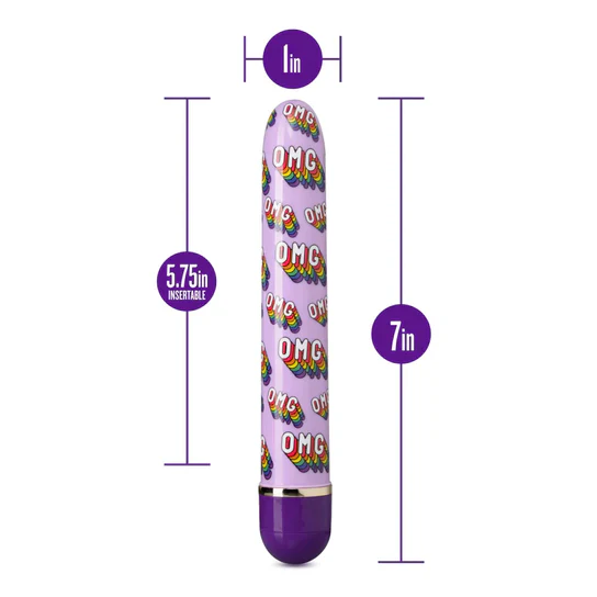 The Collection OMG Vibrator 5.75" by Blush Novelties - Image 2