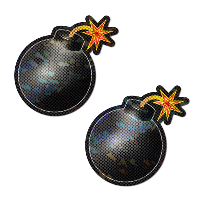 Toon Bomb With Lit Fuse Pasties by Pastease