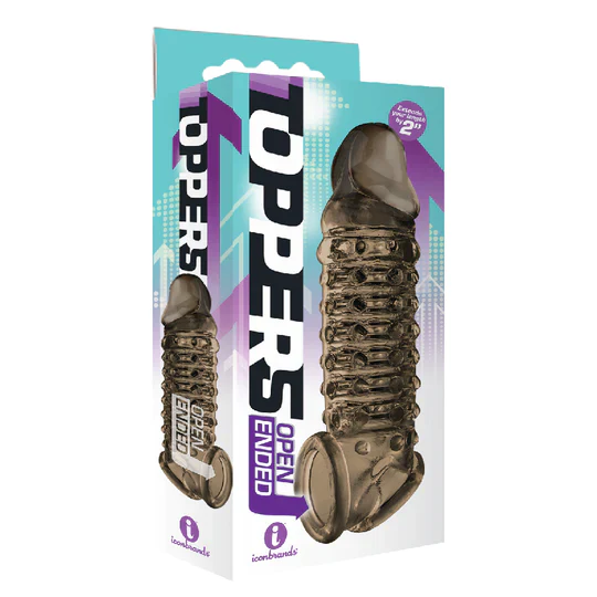 Toppers Open Ended Penis Extension by Icon - Image 2