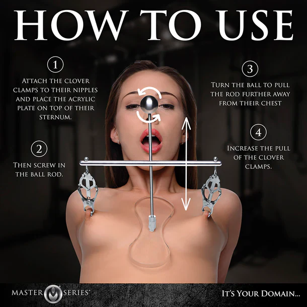 Tower of Pain Nipple Clamps by Master Series - Image 2