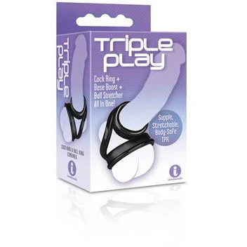 Triple Play Cock Ring by Icon