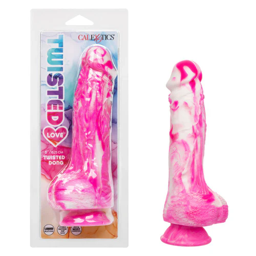 Twisted Love Twisted Dong With Balls 8" by Cal Exotics