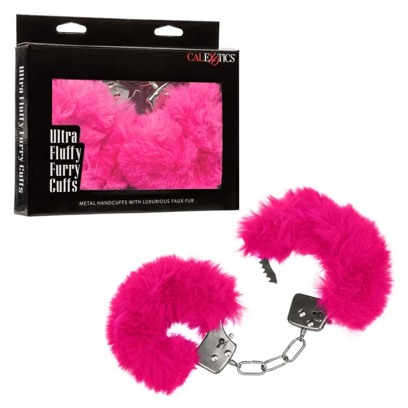 Ultra Fluffy Furry Bondage Cuffs by Cal Exotics - Image 2