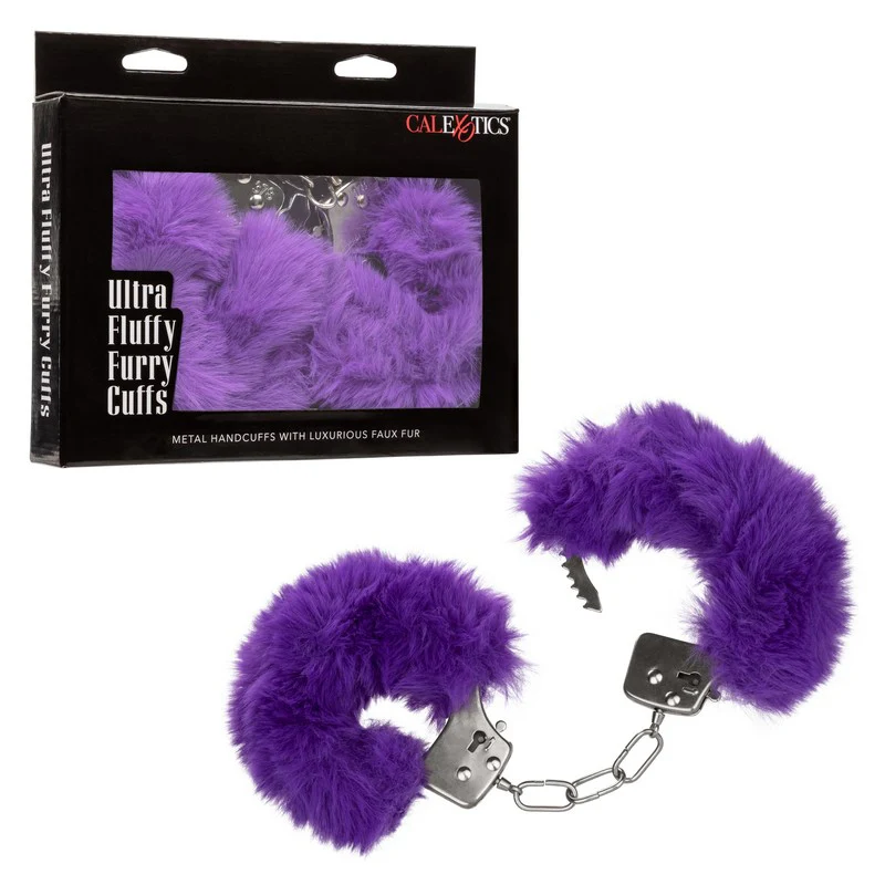 Ultra Fluffy Furry Bondage Cuffs by Cal Exotics - Image 3
