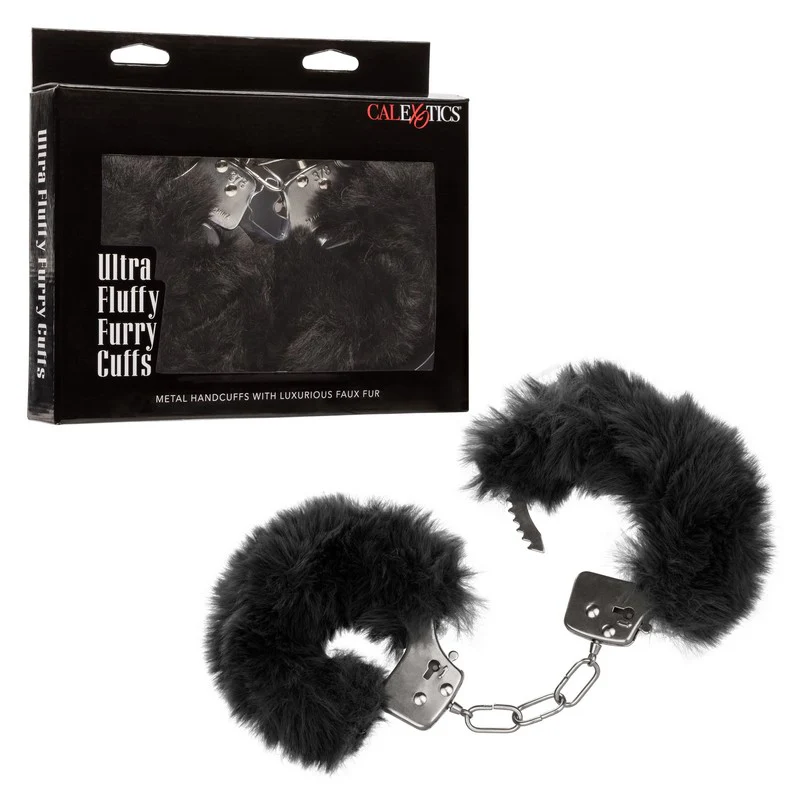 Ultra Fluffy Furry Bondage Cuffs by Cal Exotics - Image 4