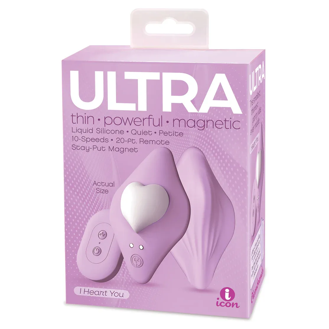 Ultra Panty I Heart You Vibrating Panty by Icon - Image 2