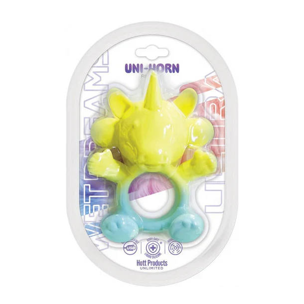 Uni Horn Vibrating Cock Ring by Hott Products - Image 2
