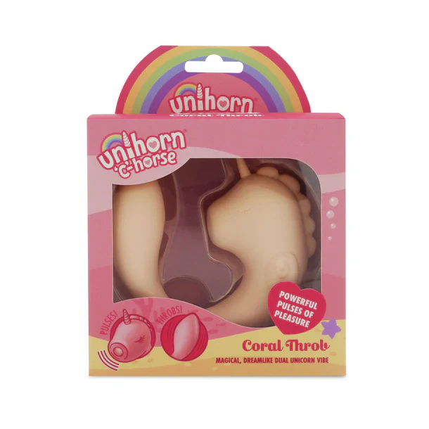Unihorn C Horse Coral Throb Vibrator by Creative Concepts - Image 2