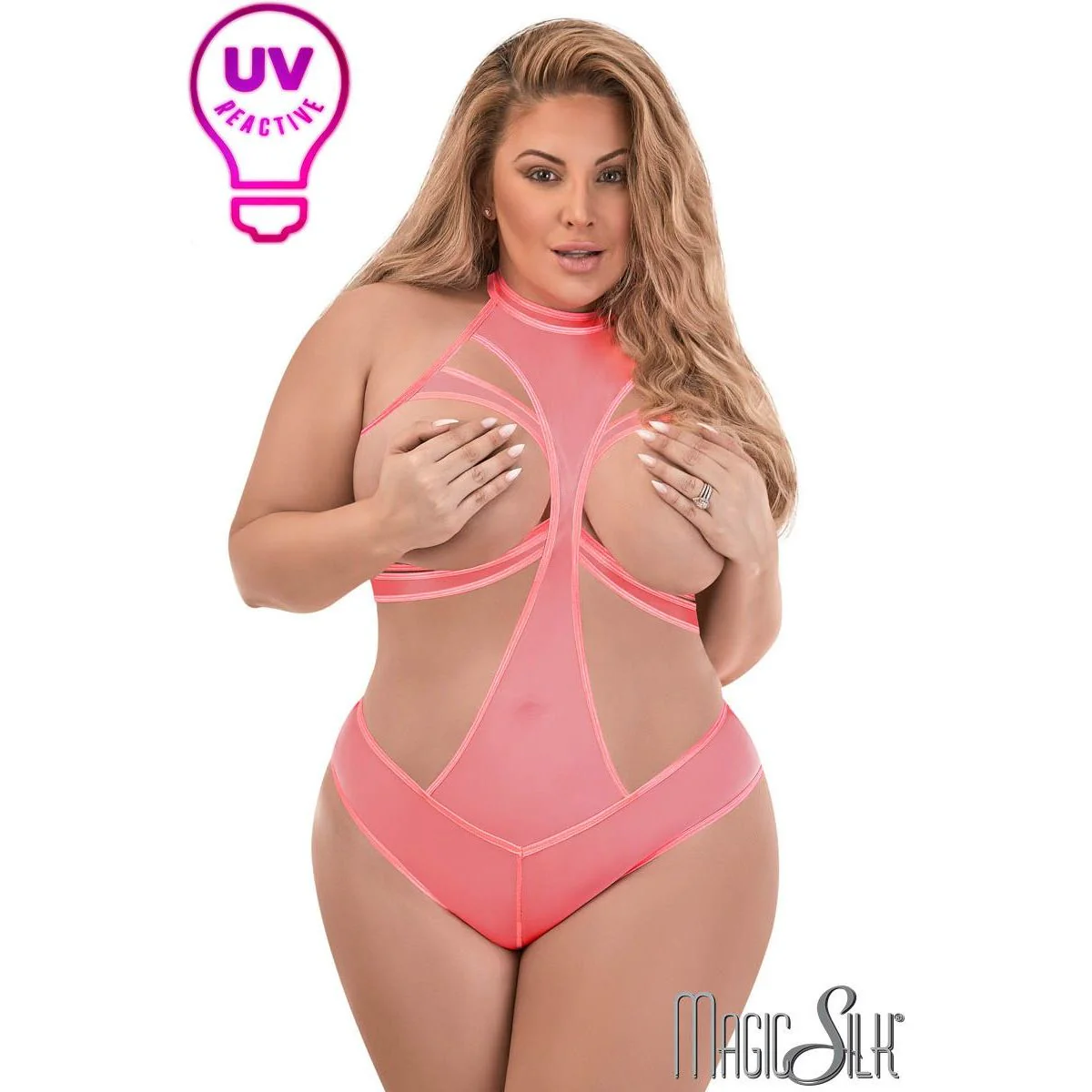 UV Babydoll Teddy by Magic Silk - Image 6
