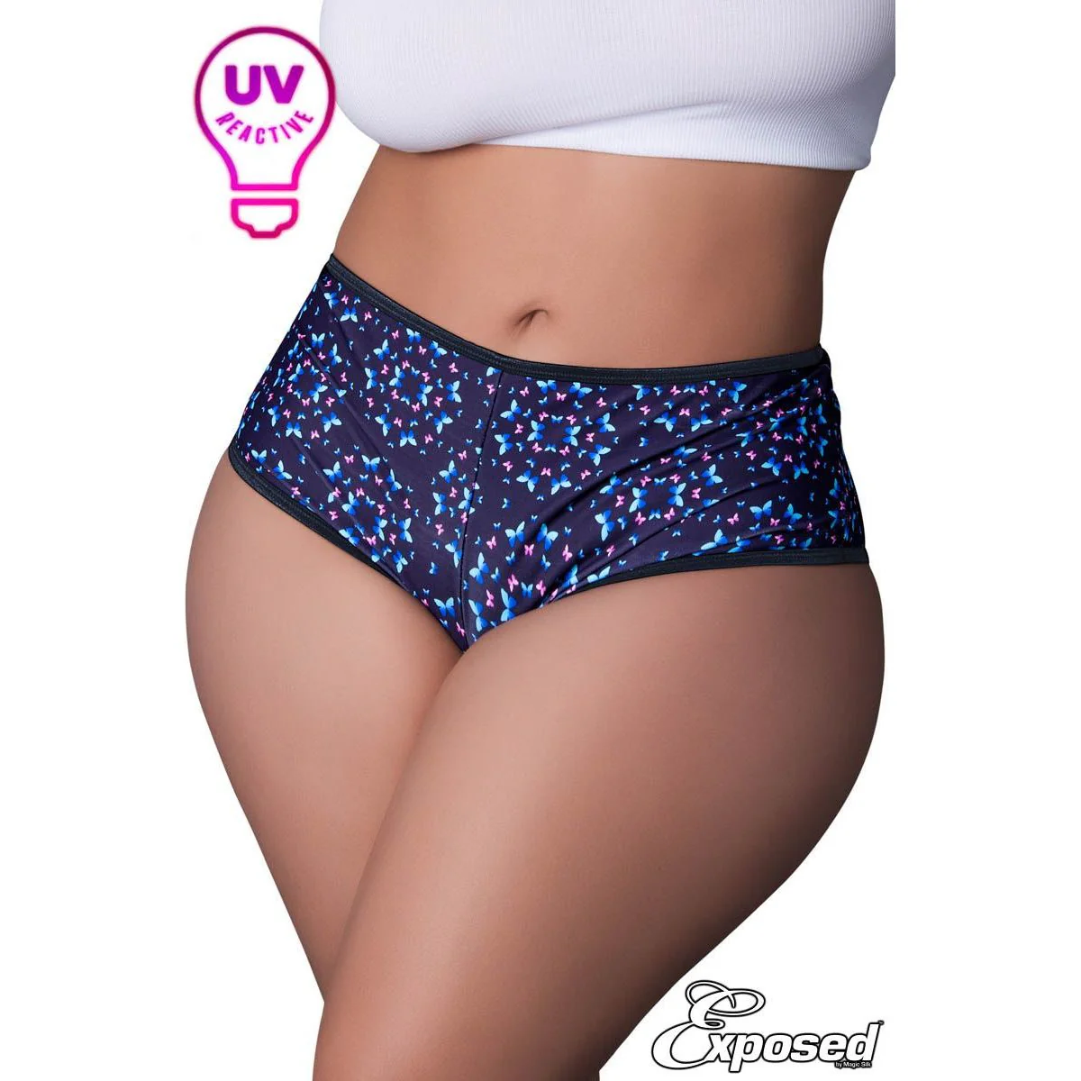 Uv Boyshorts Butterfly Panty by Magic Silk - Image 3