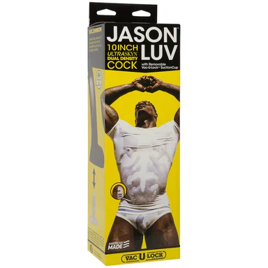 Vac U Lock Jason Luv Huge Realistic Dildo 10" by Doc Johnson