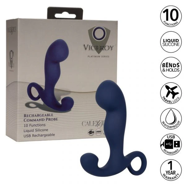 Viceroy Rechargeable Command Vibrating Anal Probe by Cal Exotics