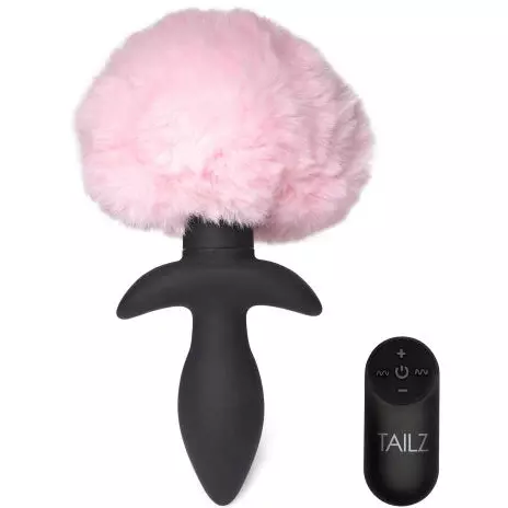 Tailz Waggerz Moving & Vibrating Bunny Tail Anal Plug by XR - Image 2