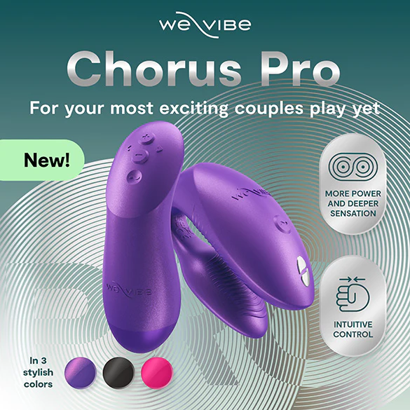 We-Vibe™ Chorus Pro Vibrator Interactive Couples Masturbator