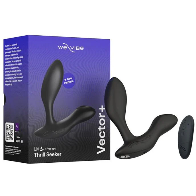 We-Vibe™ Vector+ Vibrating Anal Plug Interactive Couples Masturbator - Image 2