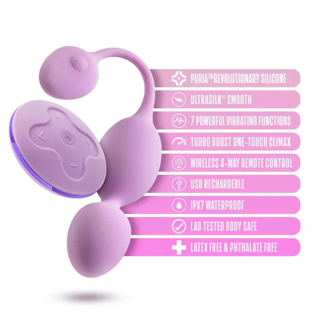 Wellness Raine Vibrating Kegel Balls by Blush Novelties - Image 2
