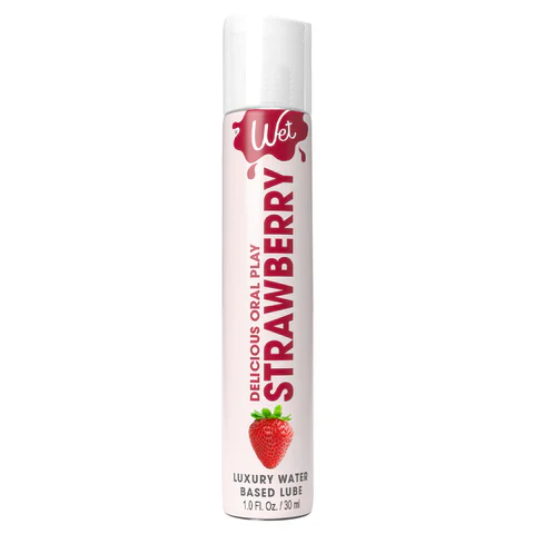 Wet Strawberry Water Based Lubricant by Wet International - Image 2