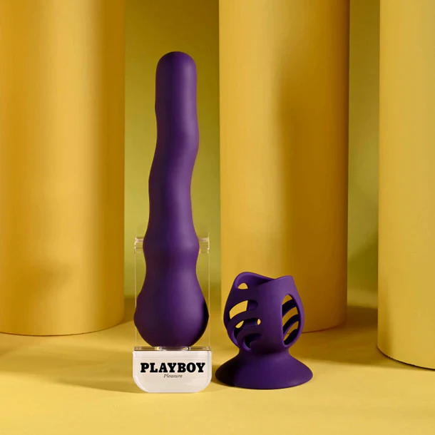 Wiggle Vibrator with Suction Cup by Playboy