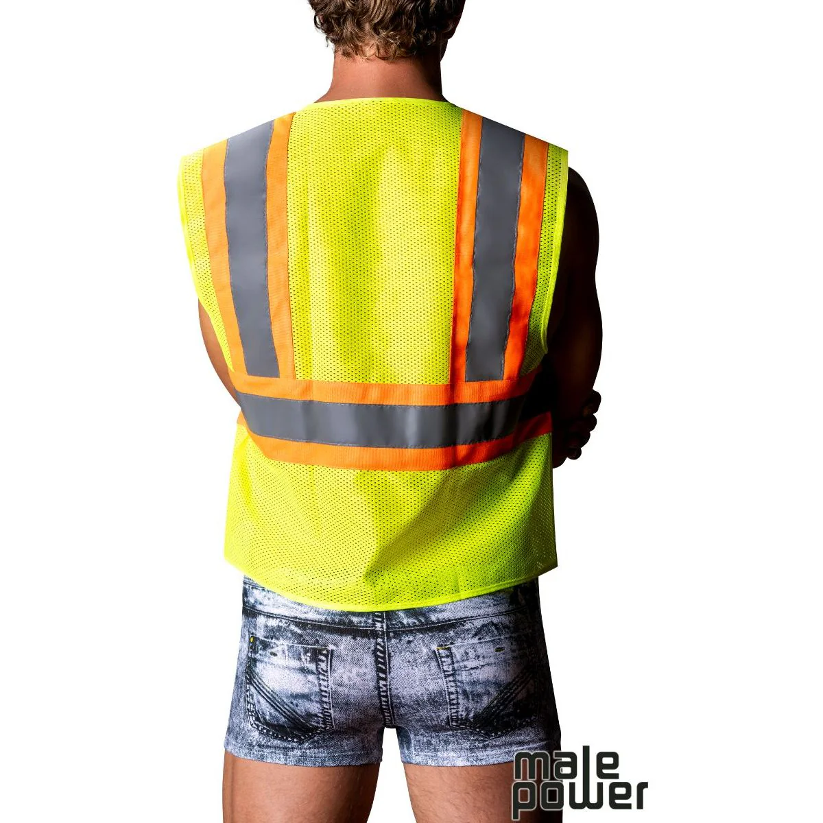 Workin Man 2pc Male Role Play Costume by Male Power - Image 2