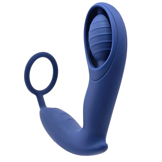 Extra Mile Vibrating Cock Ring & Anal Plug by Zero Tolerance - Image 2