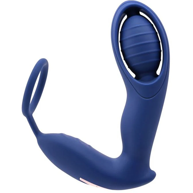 Extra Mile Vibrating Cock Ring & Anal Plug by Zero Tolerance - Image 3